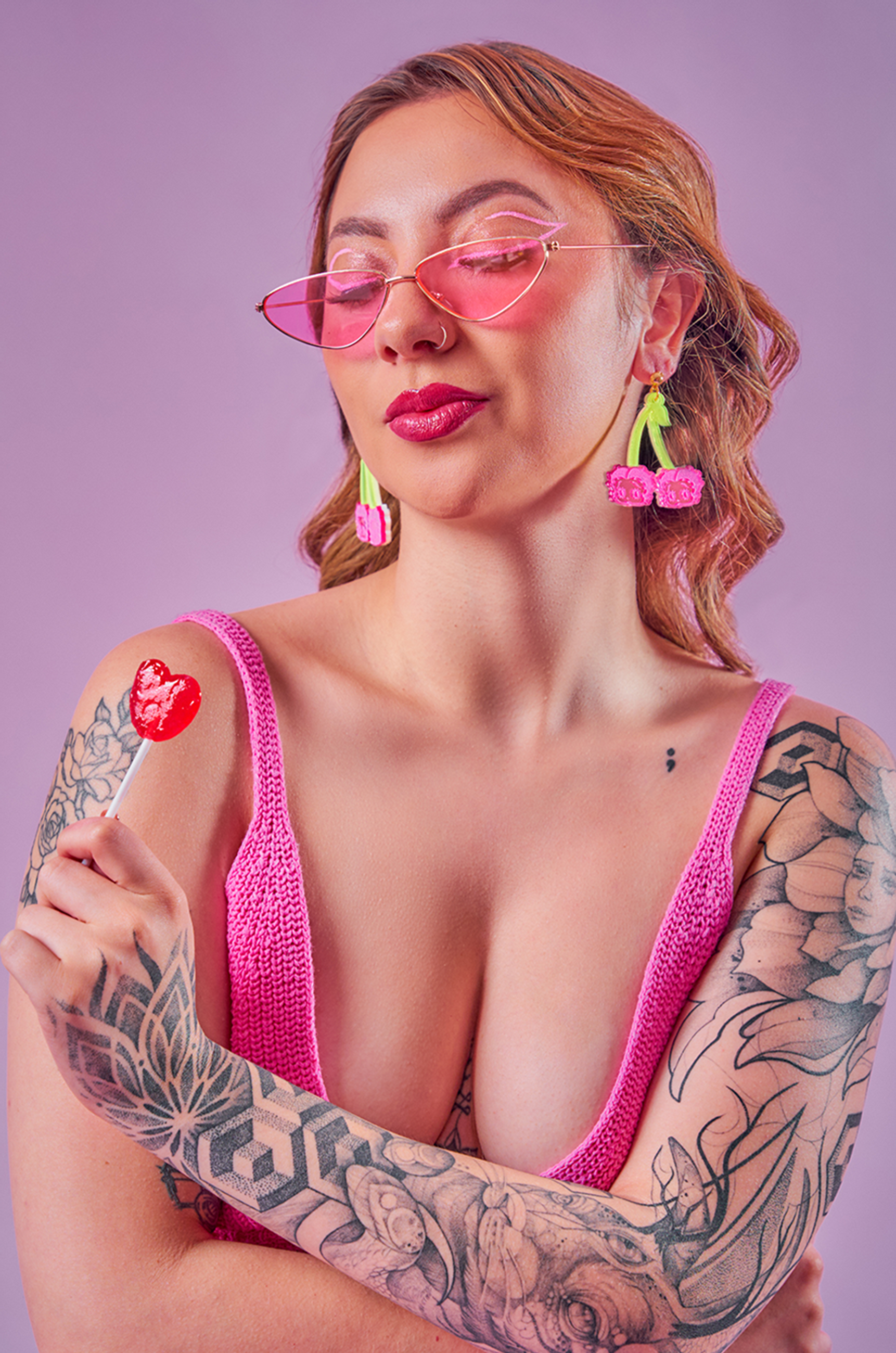 Betty Cherries reflex Aretes - Image 3
