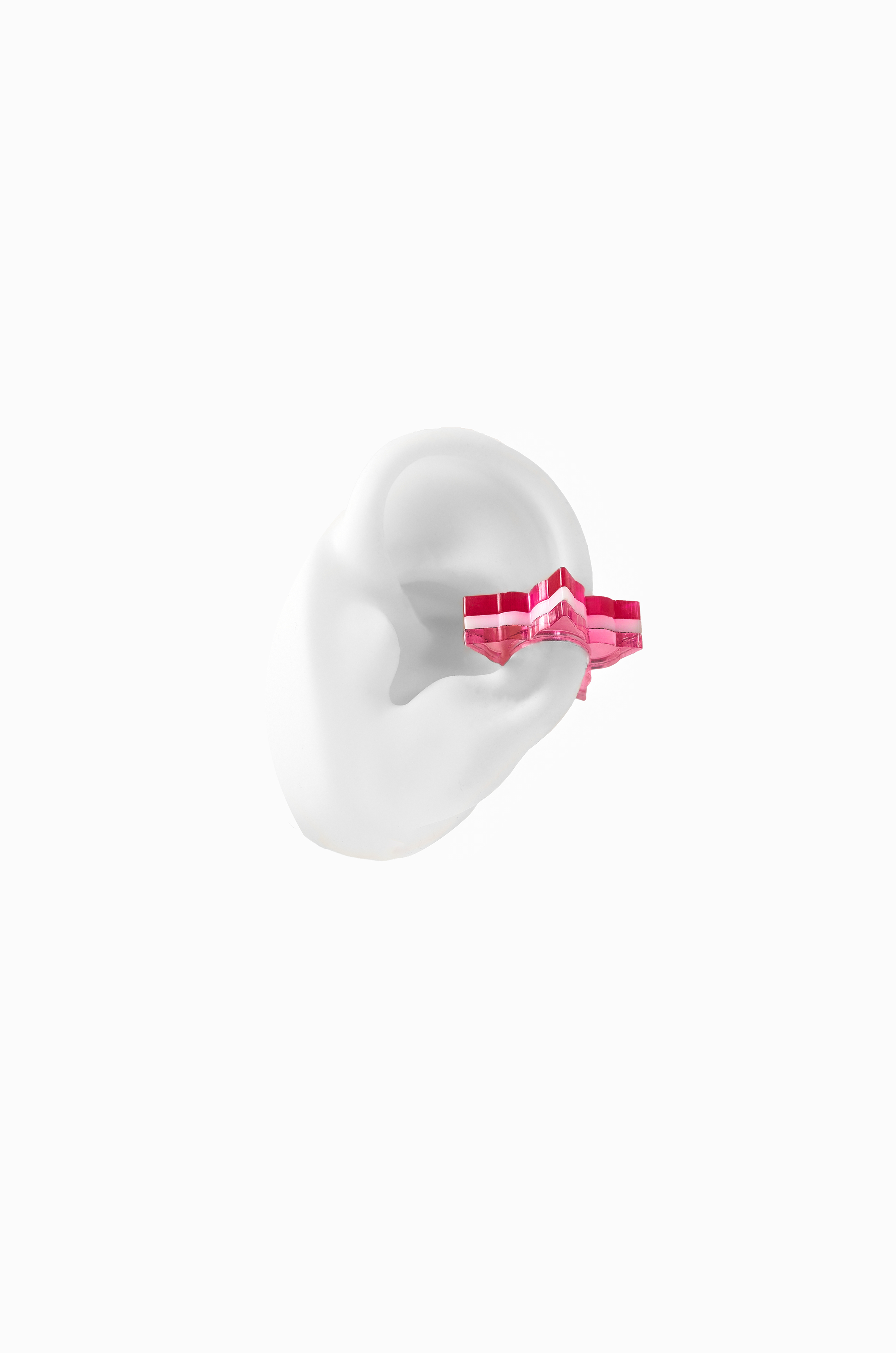Earcuff Floral Pink - Image 5
